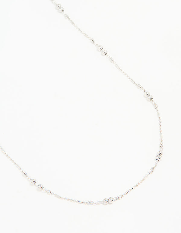 Silver Ball Fine Waist Chain