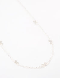 Silver Butterfly Layered Waist Chain - link has visual effect only