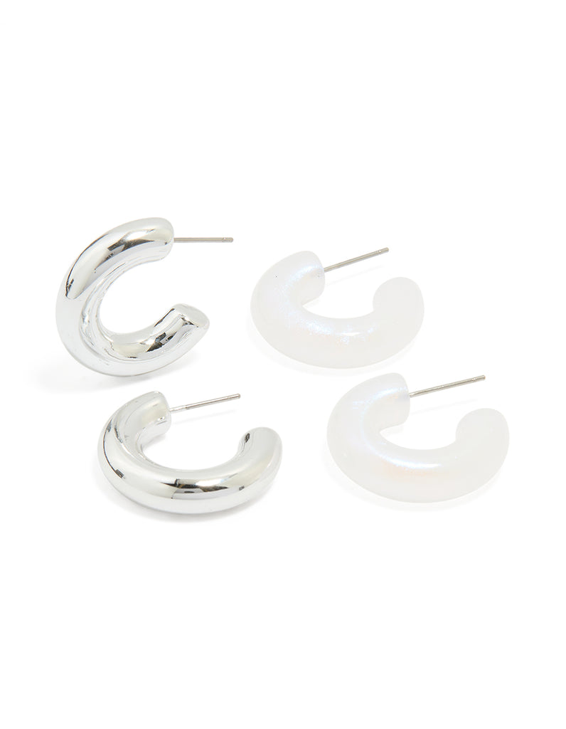 Bubble Mini Hoop Earrings