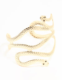 Gold Snake Large Arm Cuff - link has visual effect only