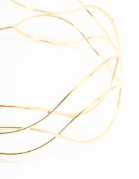 Gold Twisted Arm Cuff - link has visual effect only