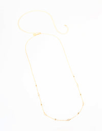 Gold Diamante & Ball Waist Chain - link has visual effect only