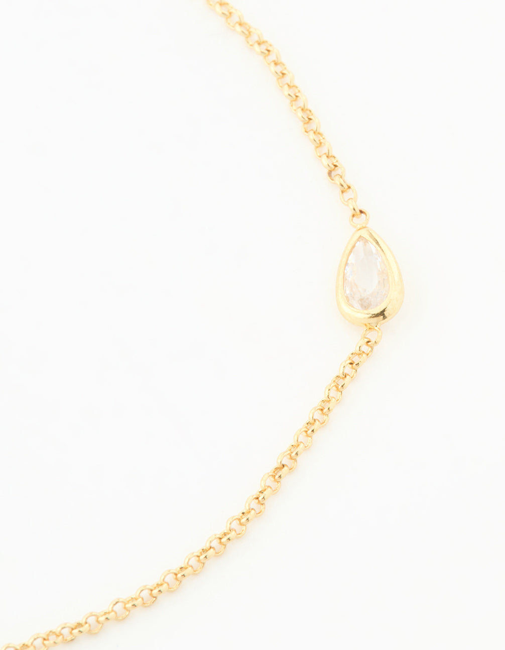 Gold Plated Cubic Zirconia Bracelet