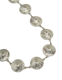 Silver Ridged Disc Belt - link has visual effect only