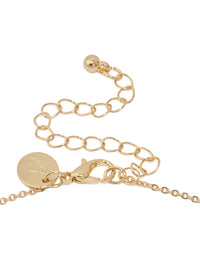 Gold Bold Diamante Cross Necklace - link has visual effect only