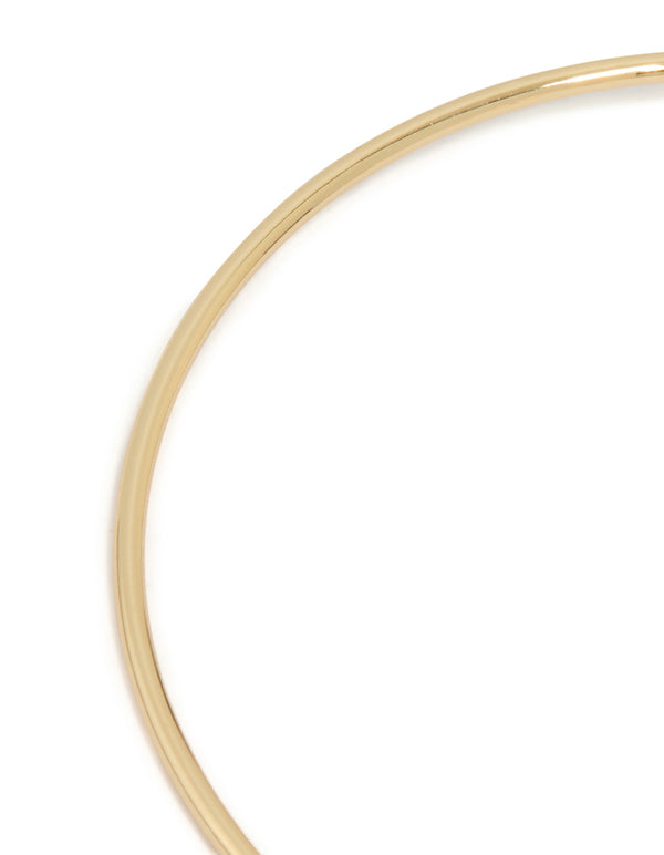 Gold Plated Freshwater Pearl Dainty Ocean Bangle