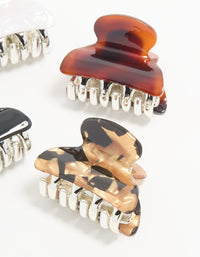 Neutral Acrylic Claw Clips 4-Pack - link has visual effect only