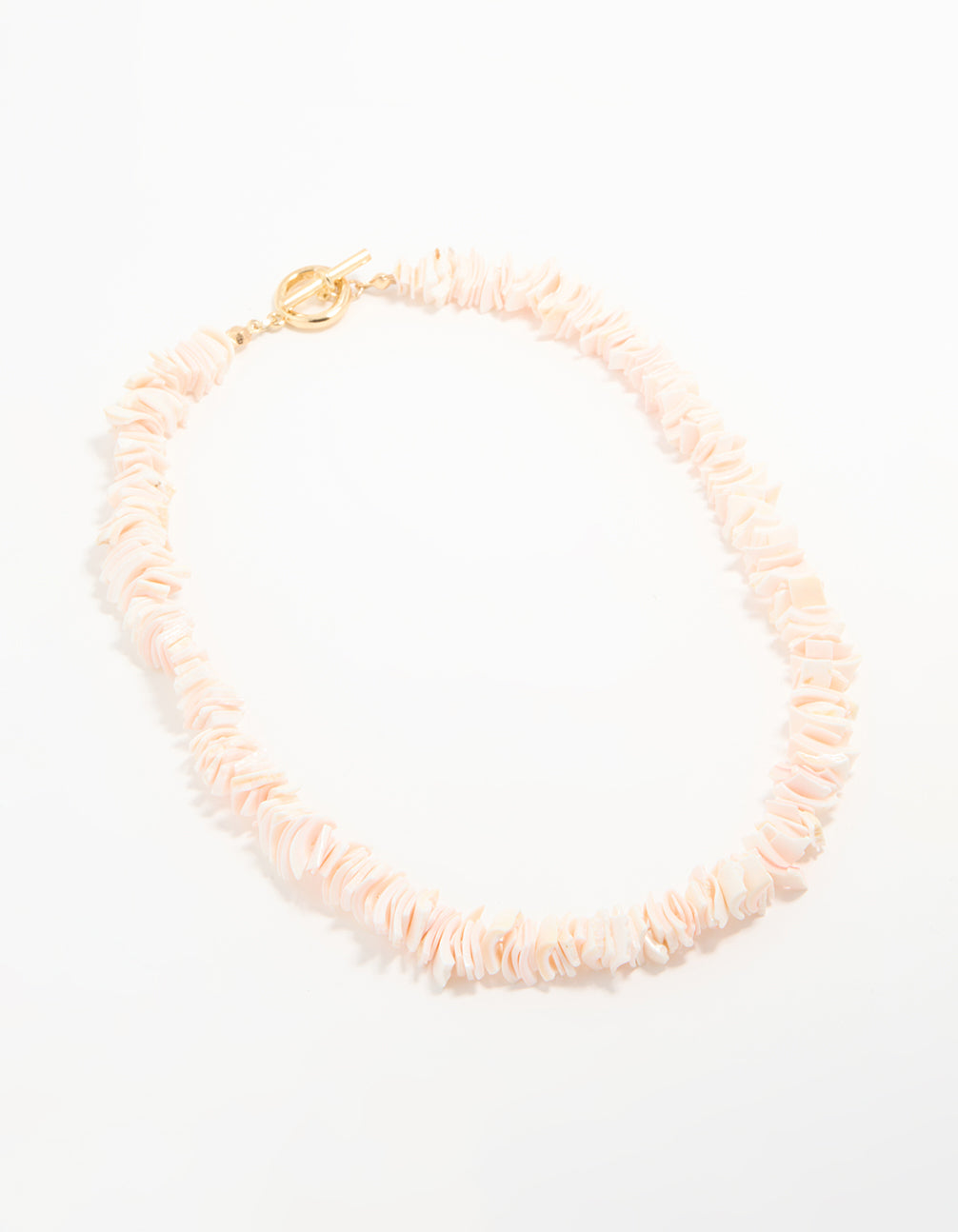 Gold Genuine Shell Station Necklace