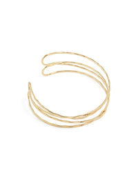 Gold Plated Wire Arm Cuff - link has visual effect only