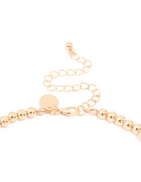 Gold Molten Coin Charm Necklace - link has visual effect only
