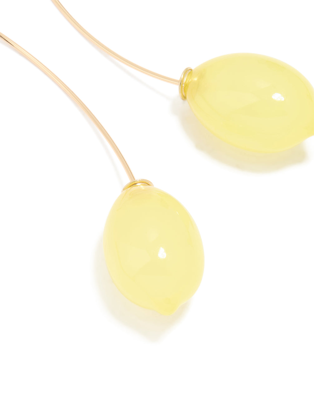 Gold Lemon Drop Earrings