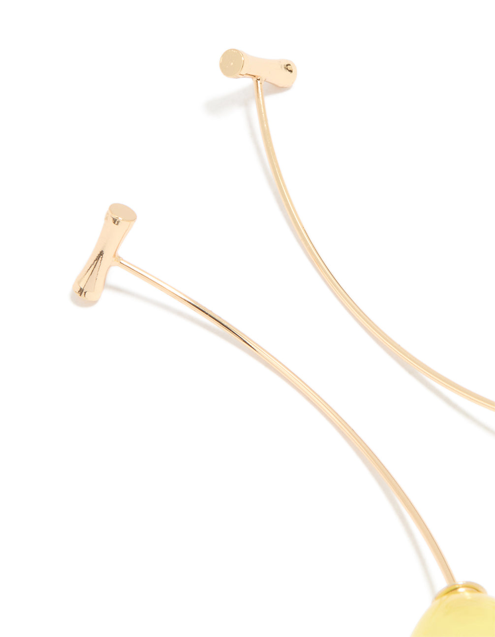 Gold Lemon Drop Earrings