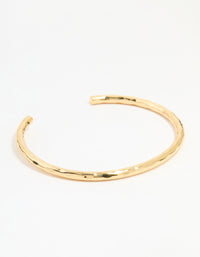 Gold Molten Open Wrist Cuff - link has visual effect only
