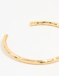 Gold Molten Open Wrist Cuff - link has visual effect only