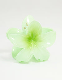 Green Ombre Tropical Claw Clip - link has visual effect only