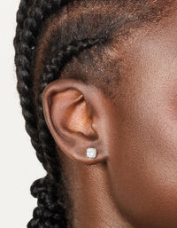 Stainless Steel 6mm Prism Stud Earrings - link has visual effect only