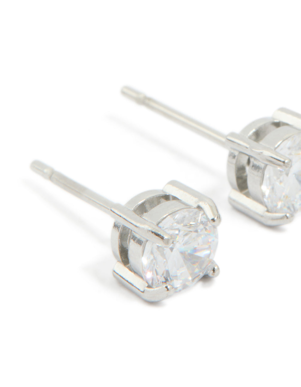 Surgical Steel 5mm Prism Stud Earrings