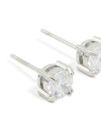 Surgical Steel 5mm Prism Stud Earrings - link has visual effect only