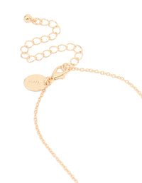 Kids Gold Bright Pink Heart Best Friend Necklaces 2-Pack - link has visual effect only