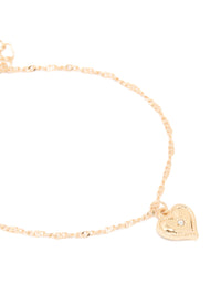 Gold Heart & Star Bracelets 2-Pack - link has visual effect only