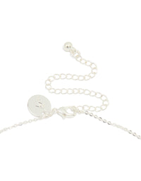 Silver Plated Cubic Zirconia Milky Way Pendant Necklace - link has visual effect only