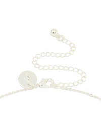 Silver Plated Cubic Zirconia Butterfly Teardrop Necklace - link has visual effect only