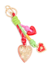 Rope & Heart Key Chain - link has visual effect only