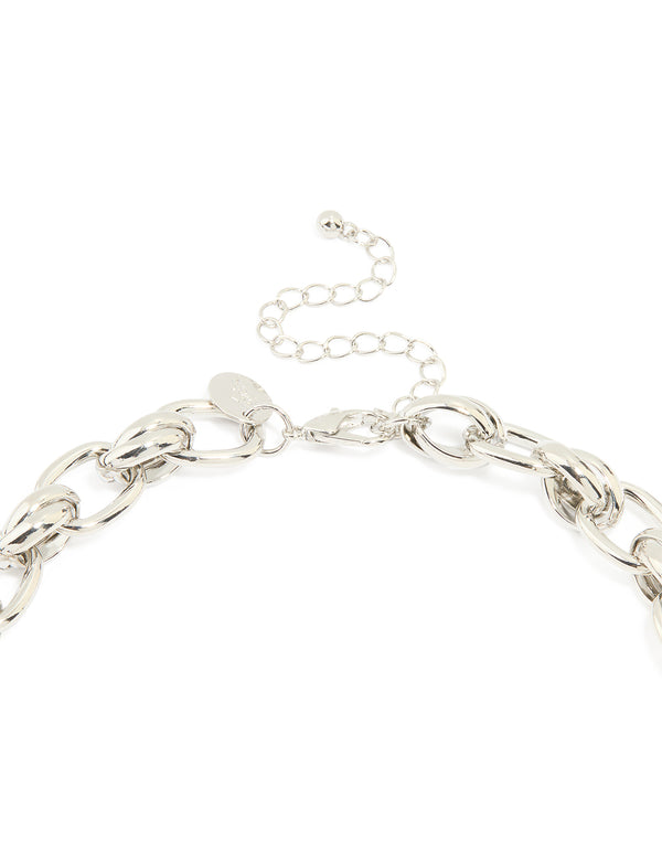 Silver Chunky Chain Necklace