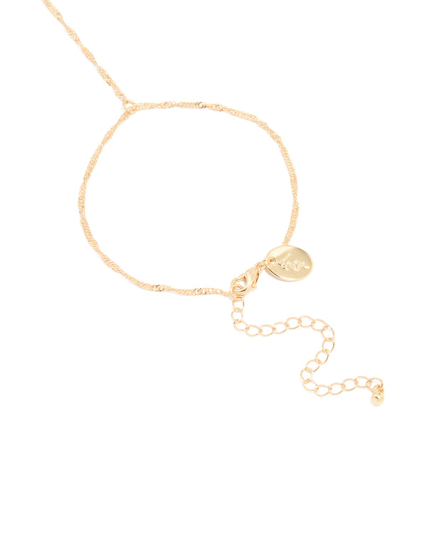 Gold Singapore Hand Chain