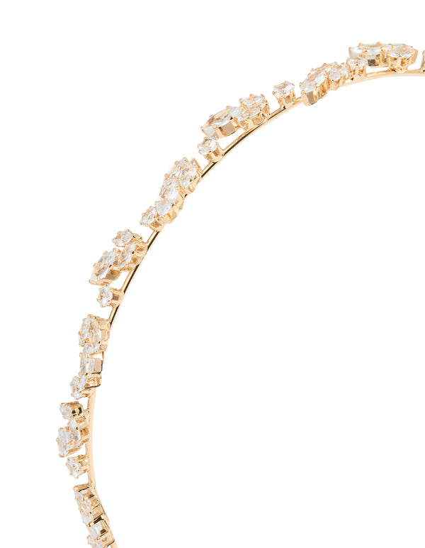 Gold Plated Wavy Vine Headband