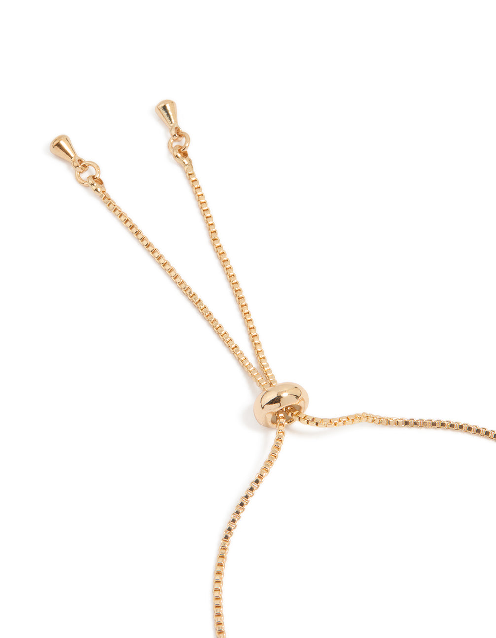 Gold Cubic Zirconia Double Snake Toggle Bracelet