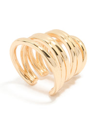 Gold Layered Long Ear Cuff - link has visual effect only