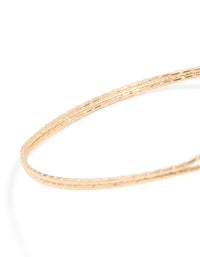 Gold Double Flower Arm Cuff - link has visual effect only