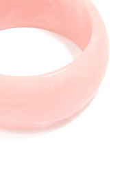 Pink Acrylic Marble Bangle - link has visual effect only