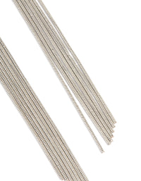 Silver Diamante Star Chain Drop Earrings - link has visual effect only