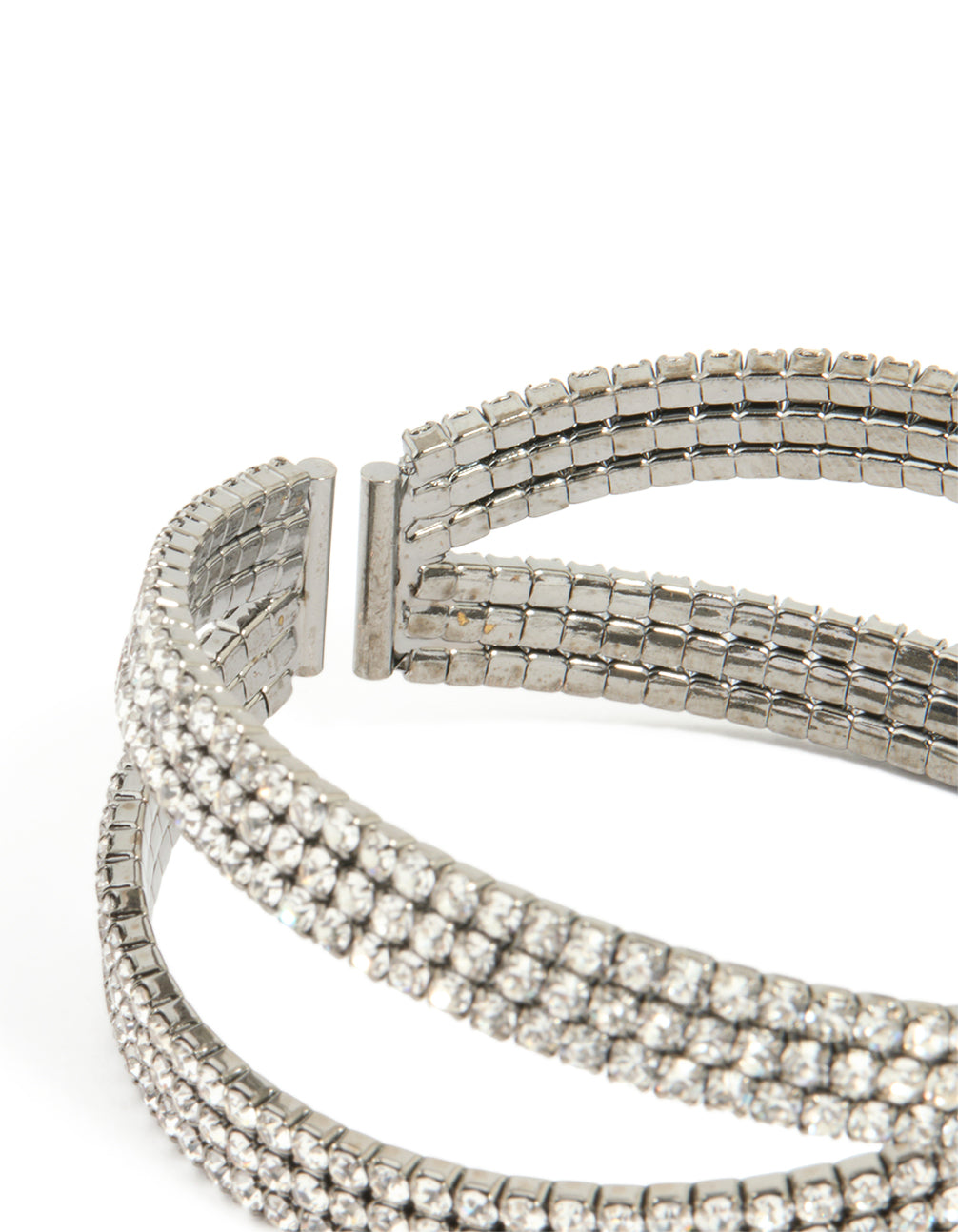 Gunmetal Twisted Wrist Cuff
