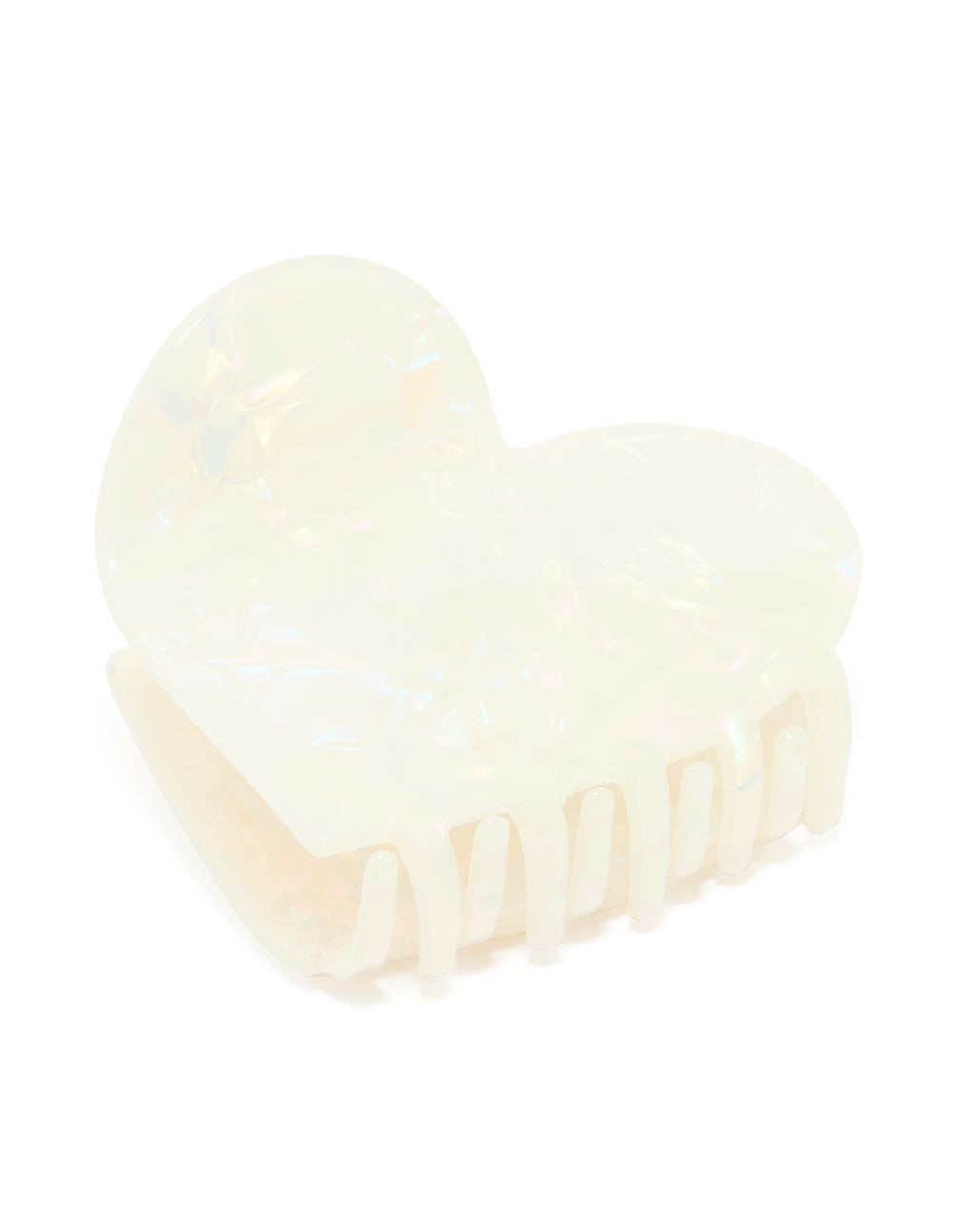 Acrylic Heart Shaped Claw Clip