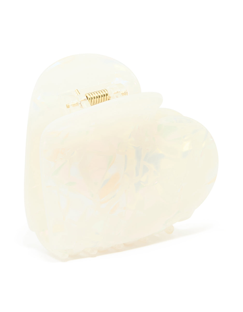 Acrylic Heart Shaped Claw Clip