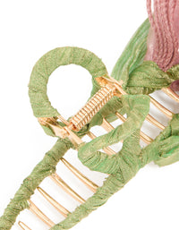 Organza Fabric Tulip Claw Clip - link has visual effect only