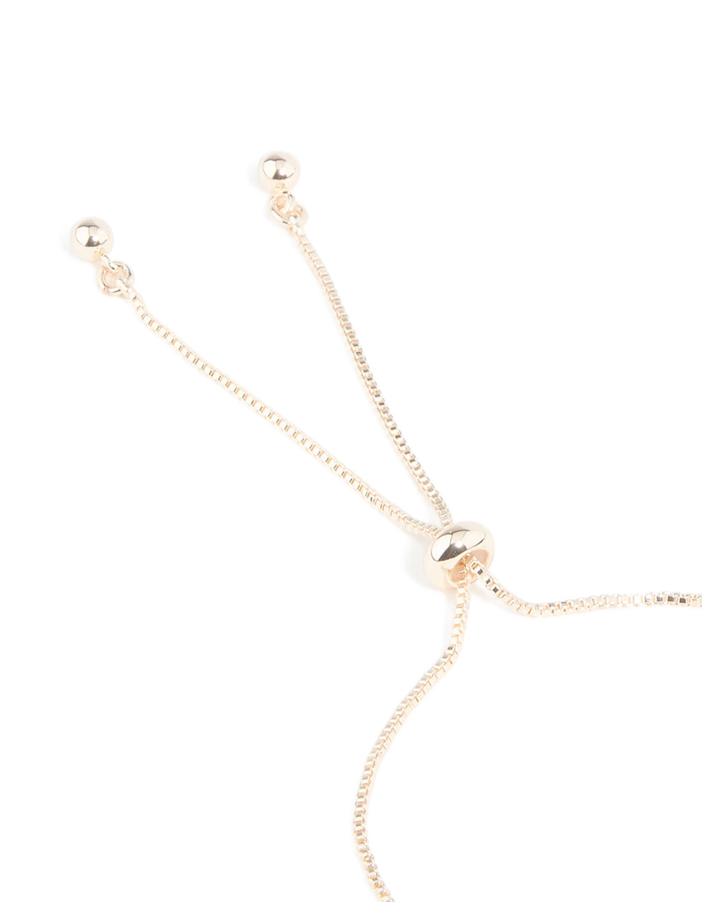 Rose Gold Plated Cubic Zirconia Butterfly Toggle Bracelet
