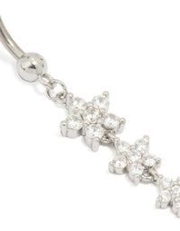 Titanium Cubic Zirconia Butterfly Belly Bar - link has visual effect only