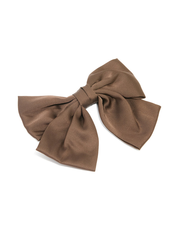 Brown Relaxed Medium Bow Clip