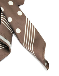 Brown Polka Dot Print Scarf - link has visual effect only