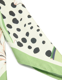 Green Jungle Floral Print Scarf - link has visual effect only