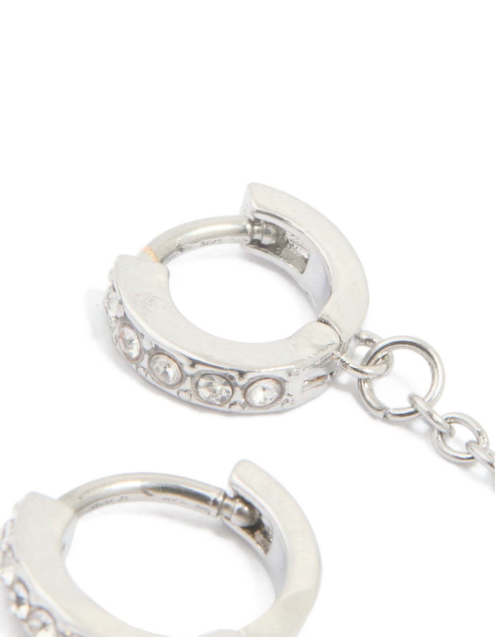 Surgical Steel Chain Double Piercing Clicker Earring
