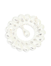 Silver Circular Diamante Drop Brooch - link has visual effect only
