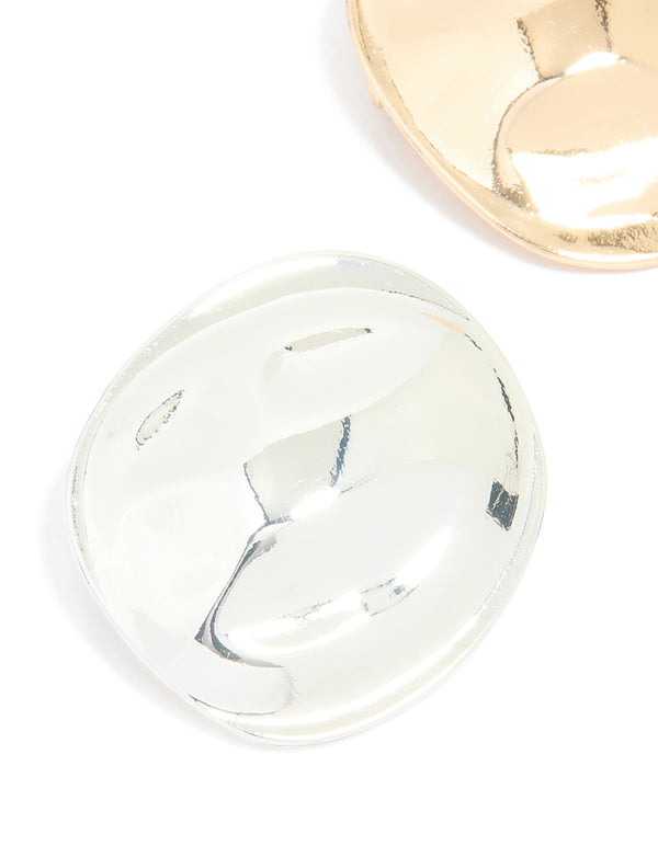 Mixed Metal Brooches 2-Pack