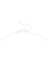 Sterling Silver Cubic Zirconia Double Heart Necklace - link has visual effect only