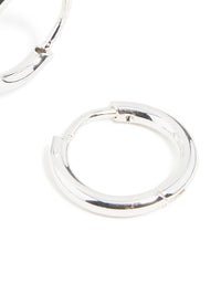 Waterproof Stainless Steel Clicker Earrings 14MM - link has visual effect only