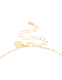 Gold Plated Green Aventurine Wrapped Pendant Necklace - link has visual effect only